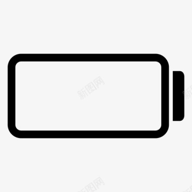 电池零电池电源图标图标