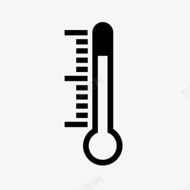 温度计测试温度图标图标