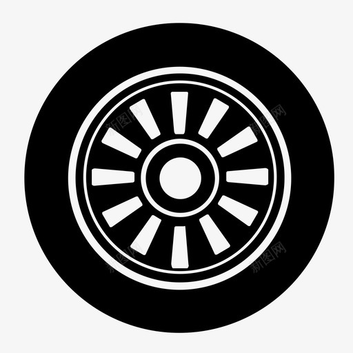 轮子聚氨酯轮子带轴承的轮子图标svg_新图网 https://ixintu.com 带轴承的轮子 橡胶 溜冰轮 滑板 聚氨酯轮子 轮子 轮胎