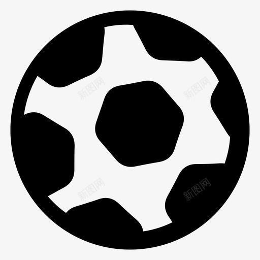 足球体育比赛打球图标svg_新图网 https://ixintu.com 体育比赛 团队运动 打球 球类运动 足球 野外运动