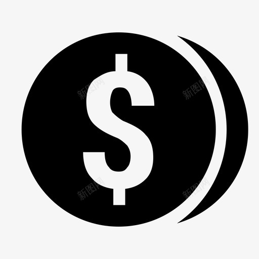 硬币平均值零钱图标svg_新图网 https://ixintu.com androidl图标包 价值 平均值 成本 硬币 货币 零钱