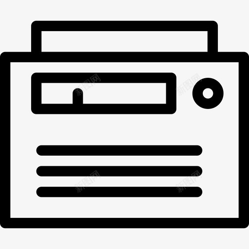收音机调频调谐器插图图标svg_新图网 https://ixintu.com 乐器 声音 形状 插图 收音机 标志 线路图标 调频调谐器 音乐