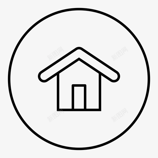 家庭瘦手机图标svg_新图网 https://ixintu.com 家庭 瘦手机图标