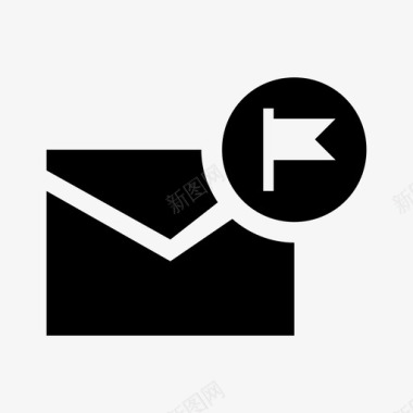 电子邮件标志新邮件办公室图标图标