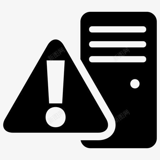 系统错误mac故障图标svg_新图网 https://ixintu.com mac pc 故障 服务器 系统故障 系统错误 网络 警告 警报
