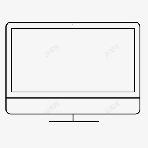 imac屏幕pc图标svg_新图网 https://ixintu.com imac lcd pc 屏幕 工作 显示器 桌面 电子 计算机