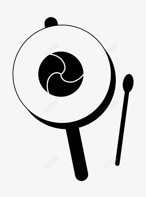 索戈鼓鼓手图标svg_新图网 https://ixintu.com 乐器 索戈 韩国 音乐 鼓 鼓手