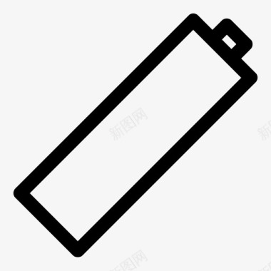 电池形状制造商图标图标