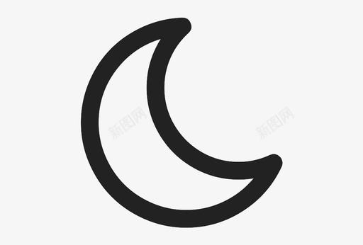 月亮黑暗夜晚图标svg_新图网 https://ixintu.com 一般 夜晚 形状 月亮 月光 汽车旅馆 酒店 黑暗