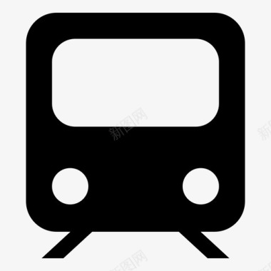 火车运输有轨电车图标图标