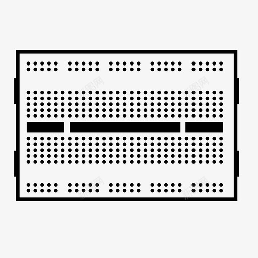 试验板无焊料烙铁图标svg_新图网 https://ixintu.com pic芯片 传感器 原型 微控制器 无焊料 烙铁 物理计算 电机 电阻 试验板
