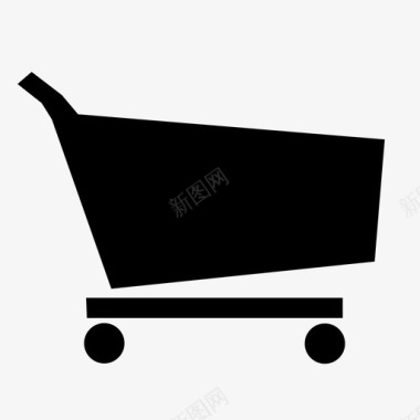 购物车购物者杂货车图标图标