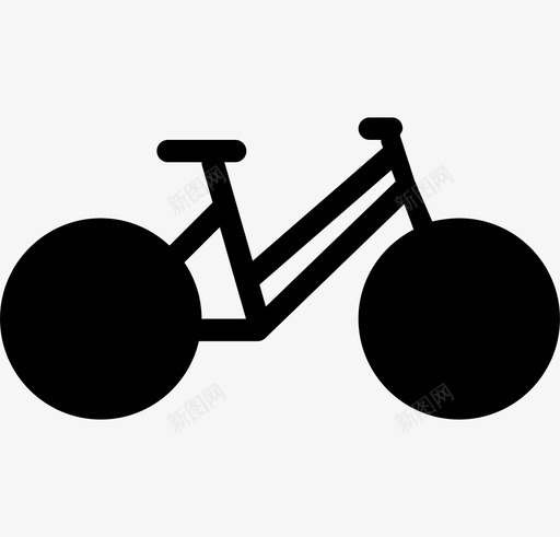 自行车实心图标交通工具svg_新图网 https://ixintu.com 两轮车 交通工具 四处旅行 实心图标 形状 旅行 自行车 车辆 运输实心 道路
