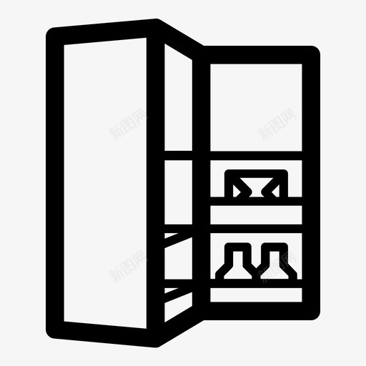冰箱电器冷藏图标svg_新图网 https://ixintu.com 冰箱 冷藏 家用 家用电器 电器 装配 食品安全