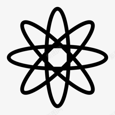 原子实验室核图标图标