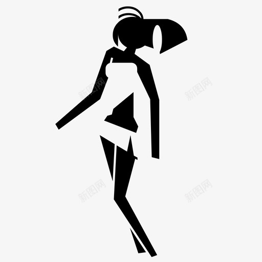 女孩模特选美图标svg_新图网 https://ixintu.com 向上 女人 女孩 姿势 斜坡 时尚女性 模特 舞台 表演 趋势 选美 风格