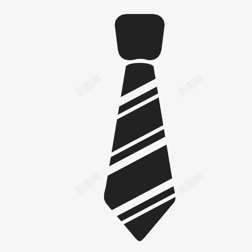 领带服装正式图标svg_新图网 https://ixintu.com 服装 正式 领带 风格