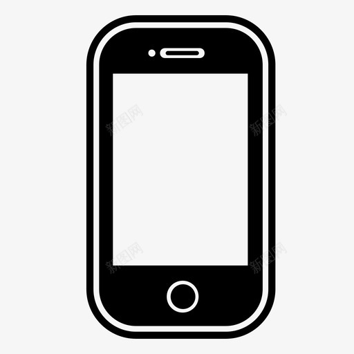 智能手机移动电话互动设备图标svg_新图网 https://ixintu.com 互动设备 手持设备 手机 智能手机 电子 移动电话 通讯