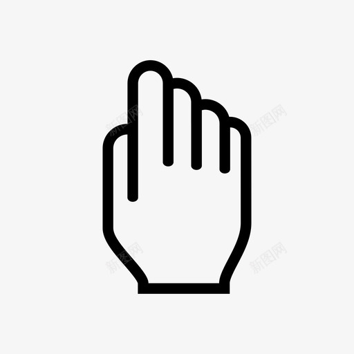 五个手指交互鼠标图标svg_新图网 https://ixintu.com 五个手指 交互 原型 手 手写光标 操作系统 用户体验 系统 触摸 鼠标