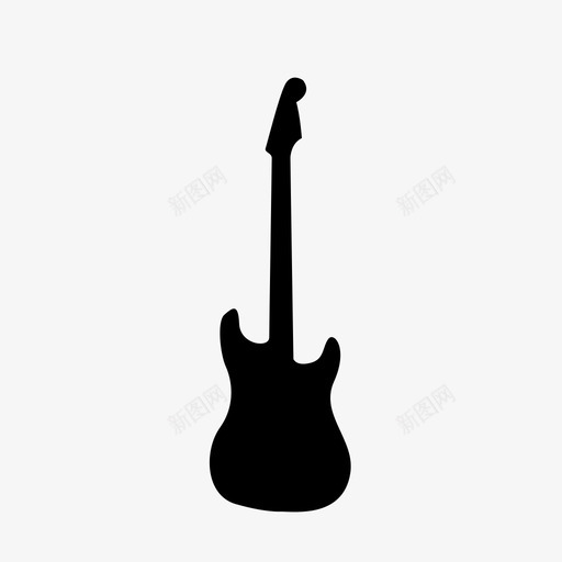 吉他挡泥板经典stratocaster图标svg_新图网 https://ixintu.com 吉他挡泥板经典stratocaster