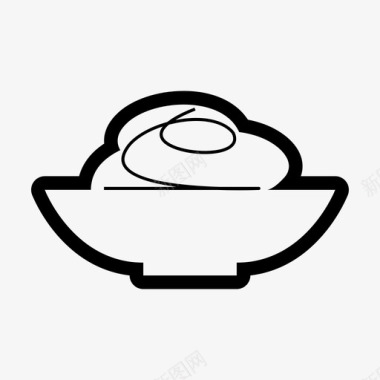面条碗吃的图标图标