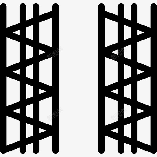 轨道轮胎轨道符号图标svg_新图网 https://ixintu.com 复制 形状 标志 标志和符号 符号 线条 线条图标 设计 轨道 轮胎轨道