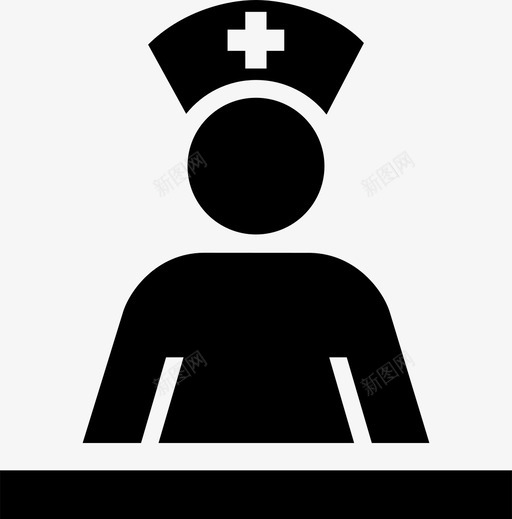 护理人员区护士保健标志图标svg_新图网 https://ixintu.com 保健标志 护士 护理人员区