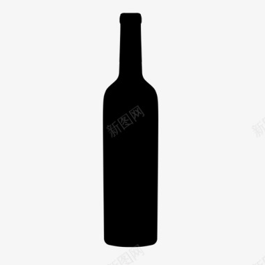 酒瓶烈酒红酒图标图标