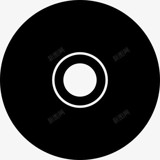 cd信息安装图标svg_新图网 https://ixintu.com cd 便携式 信息 圆形 多媒体 存储 安装 对象 电影 音乐