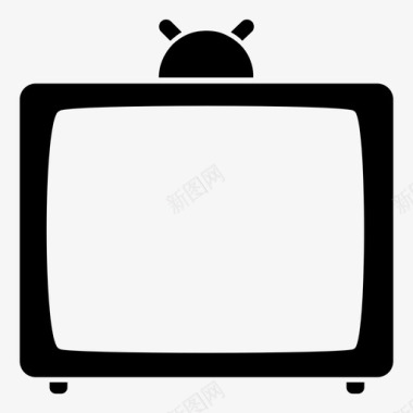 电视电视屏幕节目图标图标