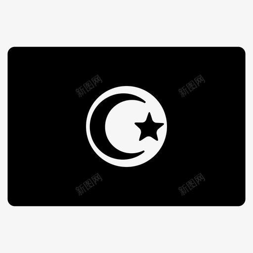 突尼斯世界国旗地点图标svg_新图网 https://ixintu.com 世界国旗 国家 地点 目的地 突尼斯