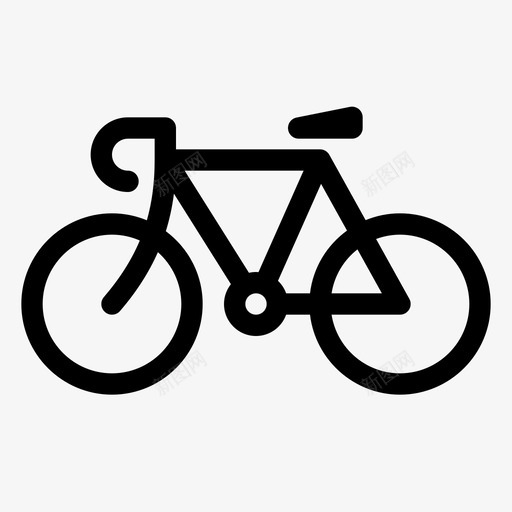 自行车交通可持续图标svg_新图网 https://ixintu.com 交通 可持续 生态 绿色 能源 自行车 骑自行车