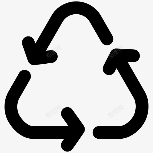 回收自然新产品图标svg_新图网 https://ixintu.com 再利用 再生 回收 形状 新产品 标志 植物 电力 自然 自然-固体 防止浪费