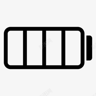 电池三巴电池电源图标图标