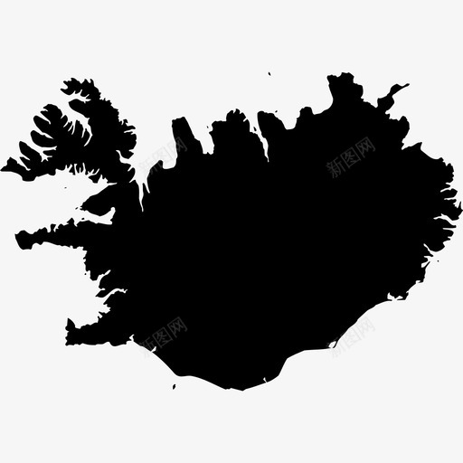 冰岛国家欧洲图标svg_新图网 https://ixintu.com 冰岛 北大西洋 国家 地图 地理 岛屿 欧洲