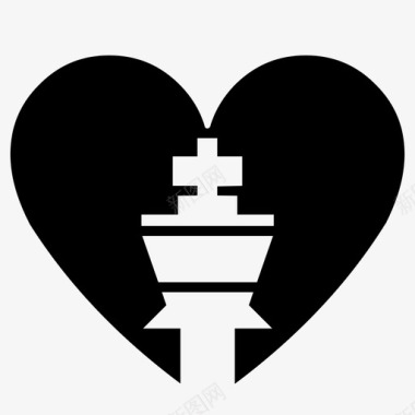 红心之王罗密欧浪漫图标图标