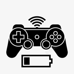 gameplay视频游戏控制器电池playstationplay game图标高清图片