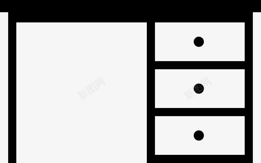 办公桌房子家俱图标图标