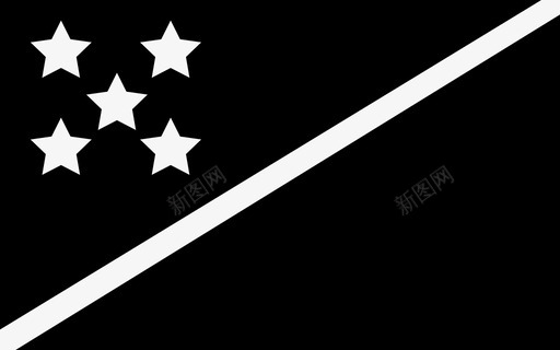 所罗门群岛旗国家星星图标图标