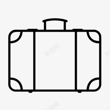 行李行李袋手提箱图标图标