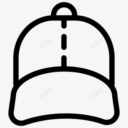 帽子时尚夏帽图标svg_新图网 https://ixintu.com 夏帽 女帽式 女装 帽子 时尚 时装 服装和配件 款式 男式 防护