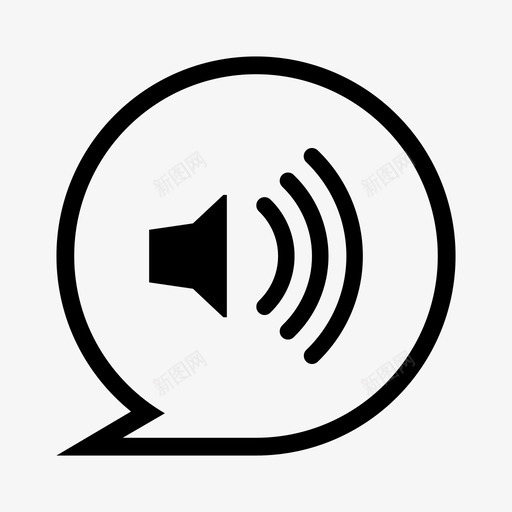 音量噪音播放图标svg_新图网 https://ixintu.com 噪音 声音 声音控制 扬声器 播放 曲目播放 歌曲 歌曲播放 调音 音量