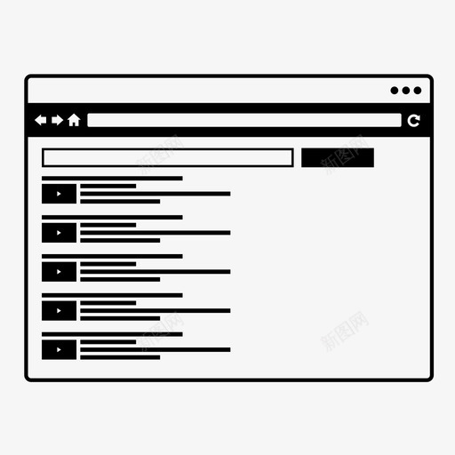 搜索引擎视频视频搜索图标svg_新图网 https://ixintu.com web web搜索引擎 web浏览器 web爬虫 web爬行 web站点 web页面 搜索引擎 网页 视频 视频搜索