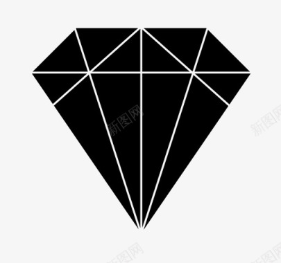 钻石珠宝富人图标图标