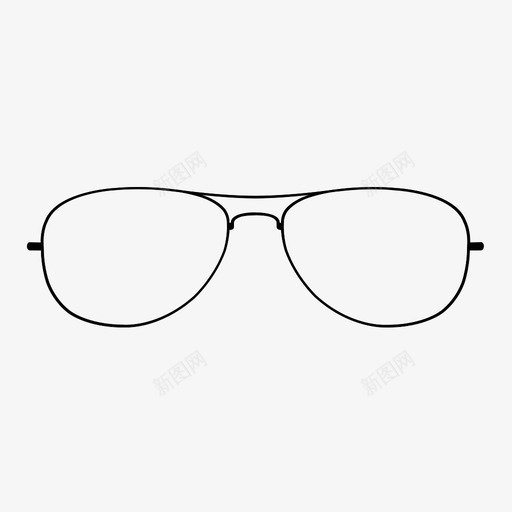 眼镜视力视野图标svg_新图网 https://ixintu.com 光线 外观 太阳镜 眼镜 视力 视野 镜框 镜片