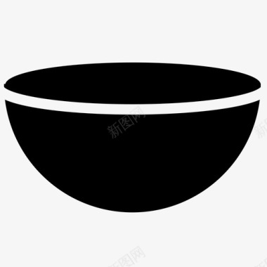 碗汤碗器皿图标图标