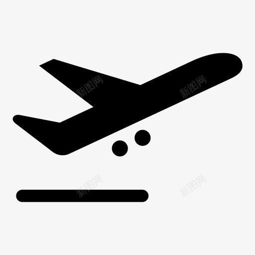 飞机起飞起飞旅游图标svg_新图网 https://ixintu.com 交通 旅游 旅行 旅行者 机场 起飞 运输 飞机旅行 飞机起飞