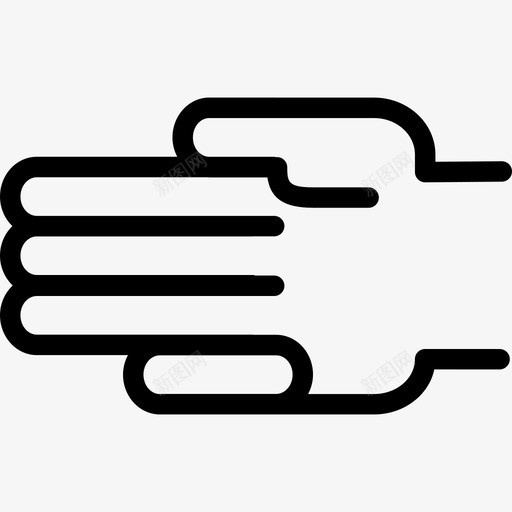 手轮廓人身体部位图标svg_新图网 https://ixintu.com 人 手轮廓 身体部位