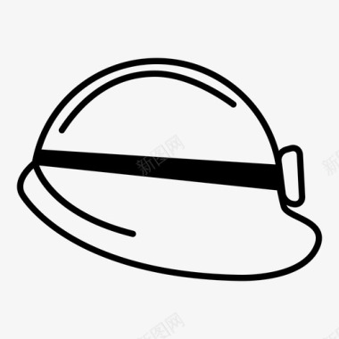 安全帽防护装置头盔图标图标