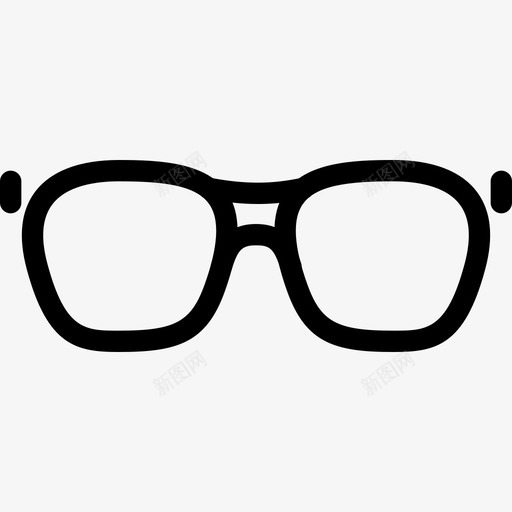 眼镜复古看见图标svg_新图网 https://ixintu.com 复古 形状 插图 时尚 时髦风格 标志 看见 眼镜 线条图标 视觉 风格